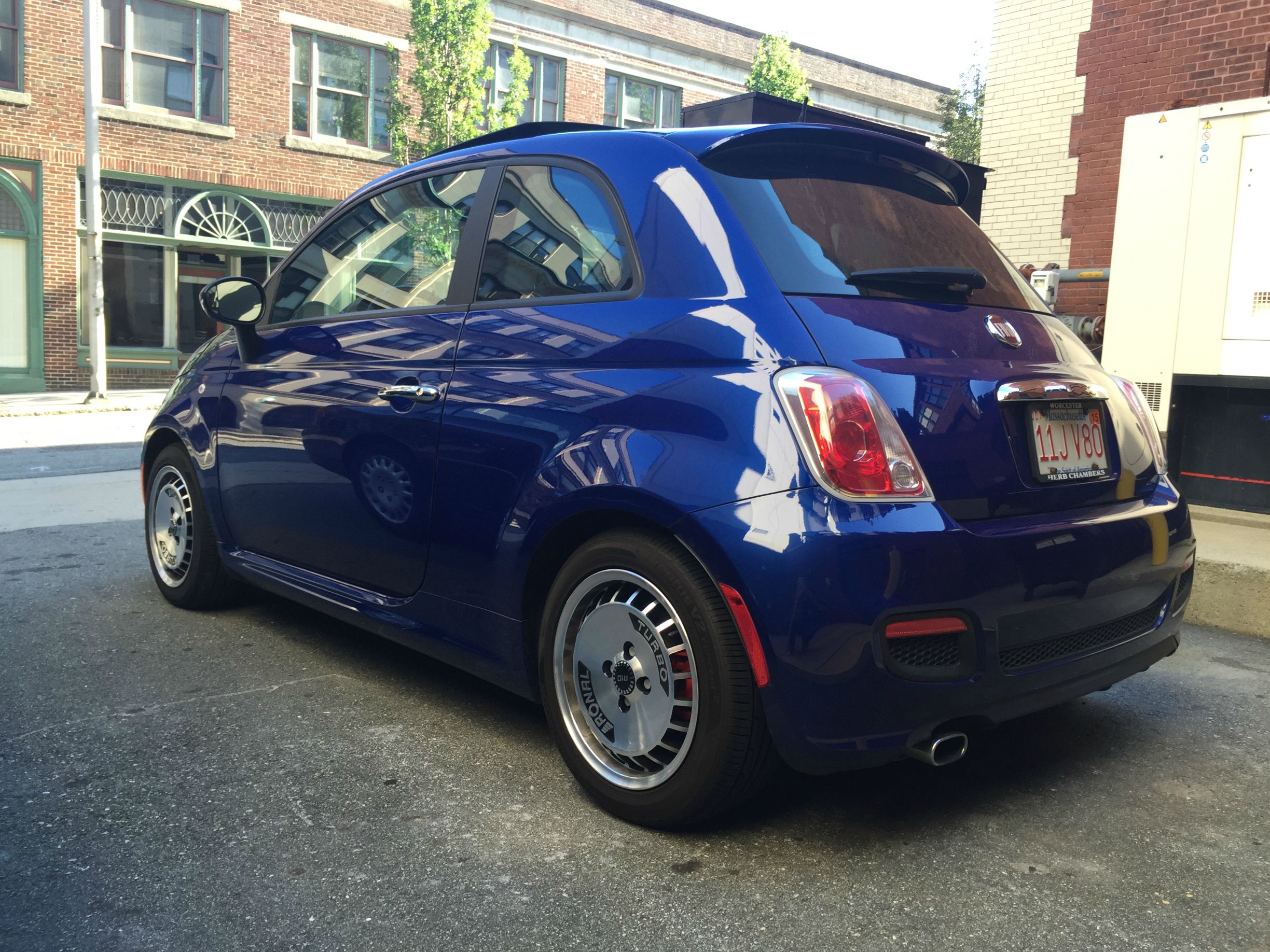 photo 1 FIAT 500 custom wheels Ronal  R10 Turbo 15x7.0, ET , tire size X R15. x ET