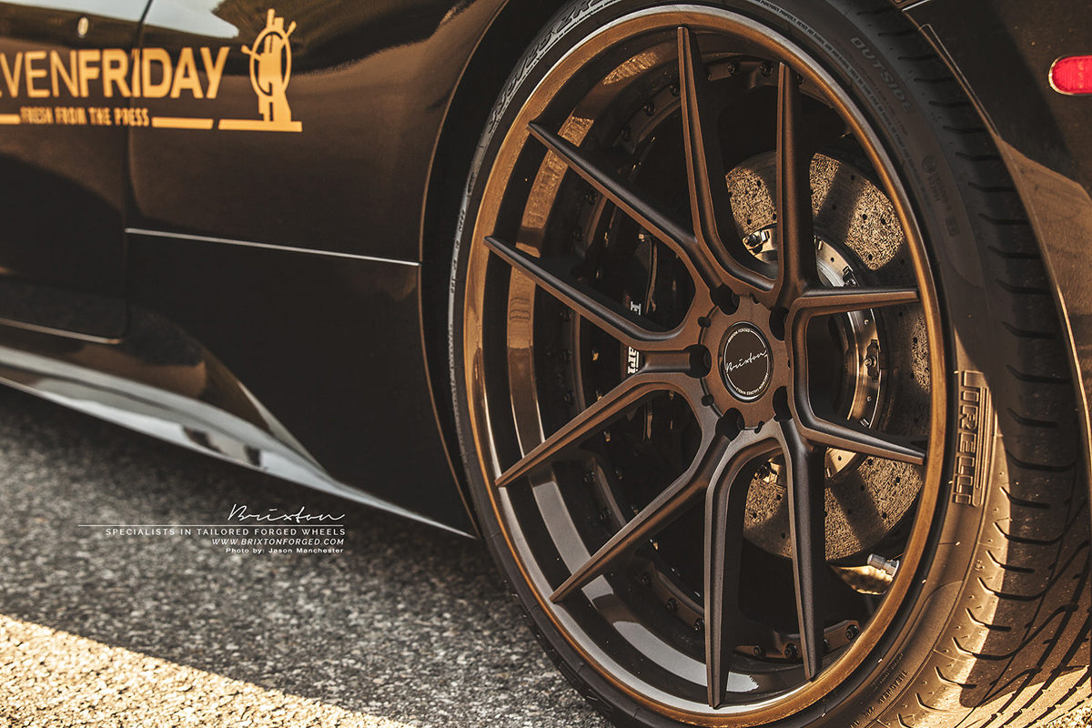 photo 1 Ferrari 458 Italia custom wheels Brixton CM5 Targa 21x9.5, ET , tire size X R21. 22x12.0 ET 