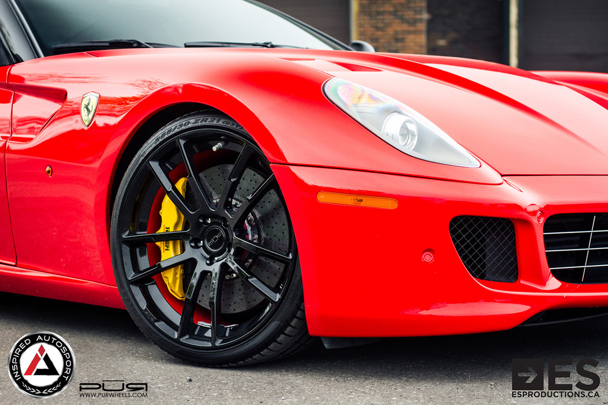 photo 6 Ferrari 599 GTB Fiorano custom wheels PUR 1NE 21x9.0, ET , tire size X R21. 22x12.0 ET 