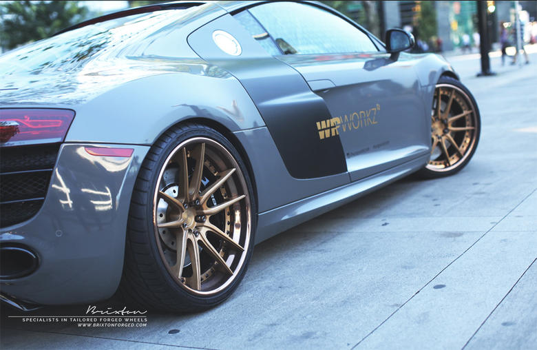 photo 2 Audi R8 custom wheels Brixton M53 Targa 20x9.0, ET , tire size X R20. 20x11.0 ET