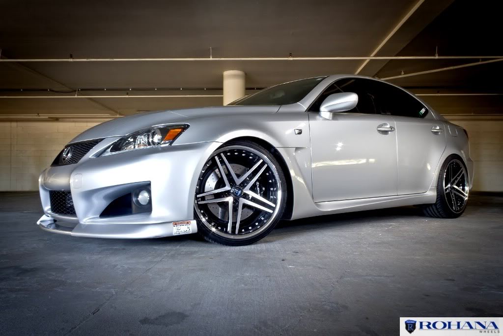 photo 1 Lexus IS-F custom wheels Rohana RC5 20x9.0, ET +35, tire size 235/30 R20. 20x10.5 ET+40 275/30 R20