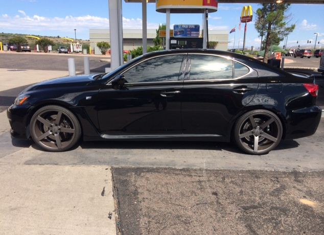 photo 1 Lexus IS-F custom wheels Vossen CV3 20x9.0, ET +32, tire size 245/30 R20. 20x10.5 ET 285/25 R20