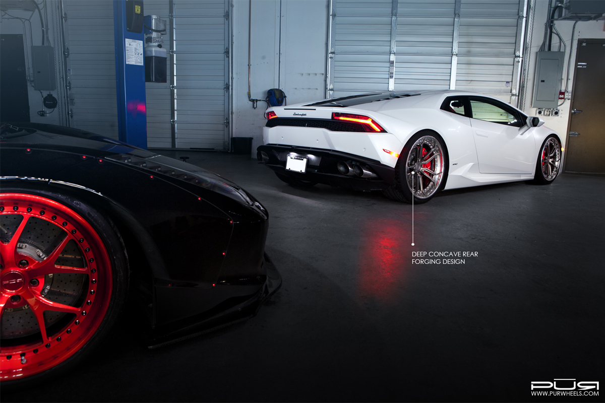 photo 3 Lamborghini Huracan custom wheels PUR LX10 20x9.0, ET , tire size X R20. 21x12.5 ET 