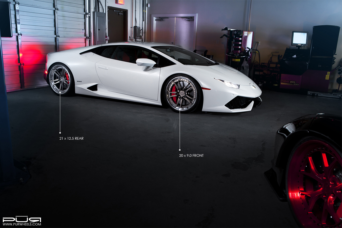 photo 4 Lamborghini Huracan custom wheels PUR LX10 20x9.0, ET , tire size X R20. 21x12.5 ET 