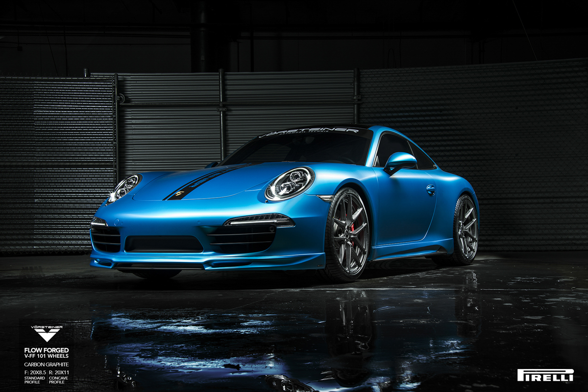 photo 2 Porsche 911 custom wheels Vorsteiner VFF-101 20x8.5, ET , tire size 245/35 R20. 20x11.0 ET 295/30 R20