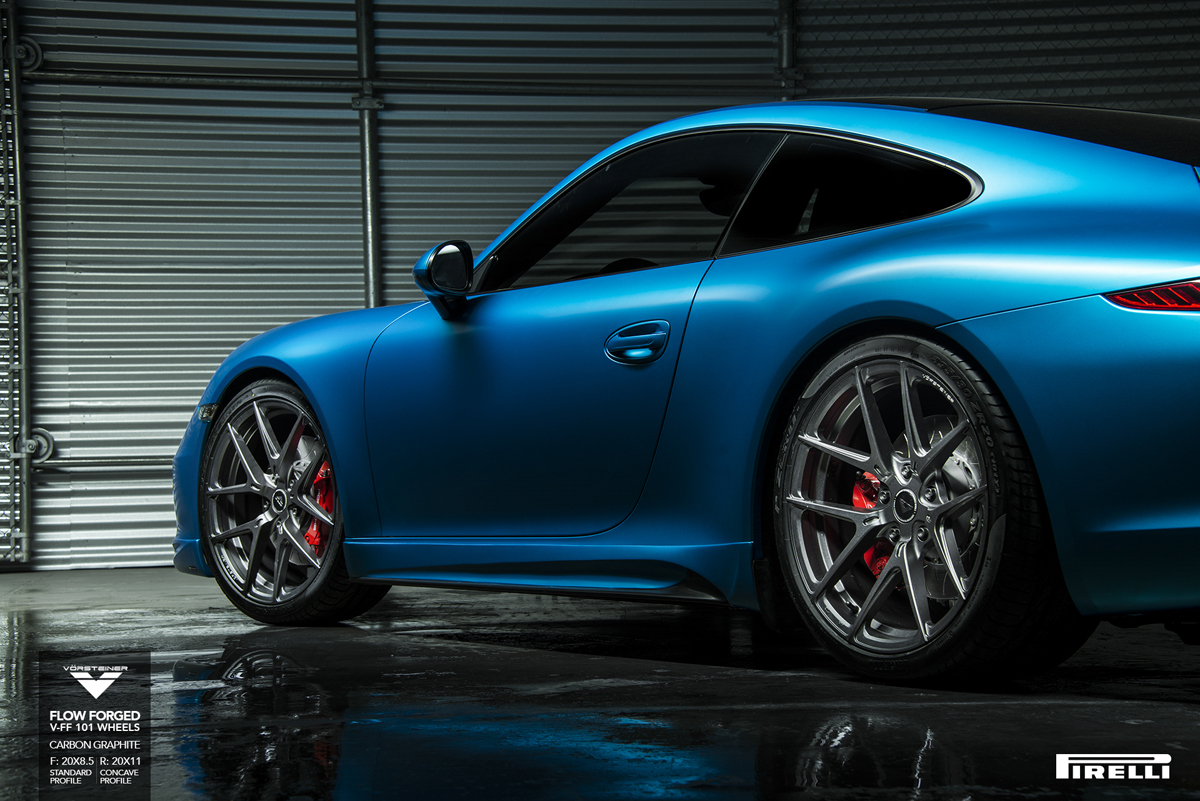 photo 4 Porsche 911 custom wheels Vorsteiner VFF-101 20x8.5, ET , tire size 245/35 R20. 20x11.0 ET 295/30 R20