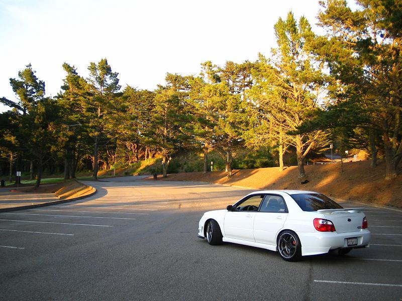 photo 2 Subaru Impreza WRX custom wheels Rays Engineering G-games 77 Wolf 18x9.5, ET +40, tire size 235/40 R18. x ET