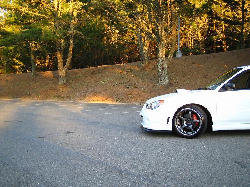 photo 8 Subaru Impreza WRX custom wheels Rays Engineering G-games 77 Wolf 18x9.5, ET +40, tire size 235/40 R18. x ET