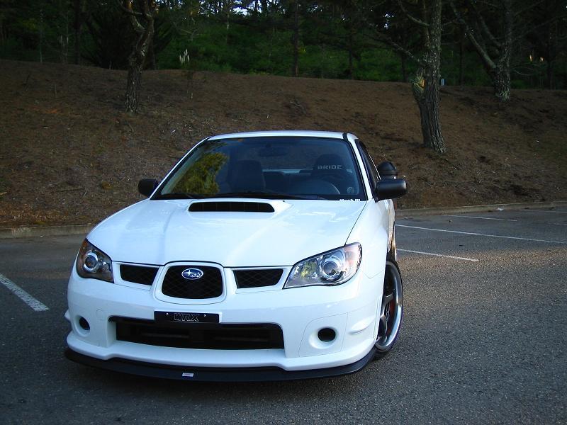 photo 9 Subaru Impreza WRX custom wheels Rays Engineering G-games 77 Wolf 18x9.5, ET +40, tire size 235/40 R18. x ET