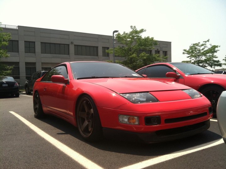photo 4 Nissan 300ZX 2-seat custom wheels Rota P45R 18x9.5, ET +20, tire size 225/40 R18. x ET