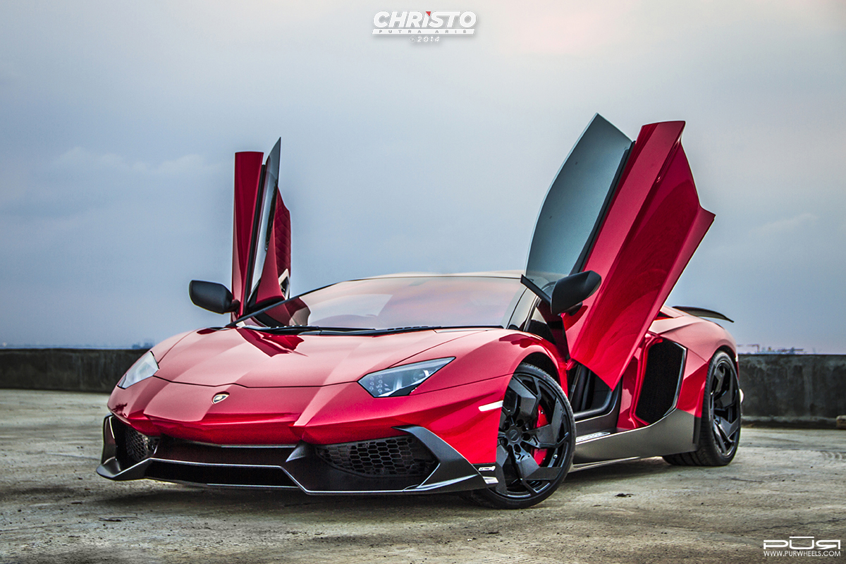 photo 2 Lamborghini Aventador custom wheels PUR RS05.V2 20x9.0, ET , tire size X R20. 21x12.5 ET