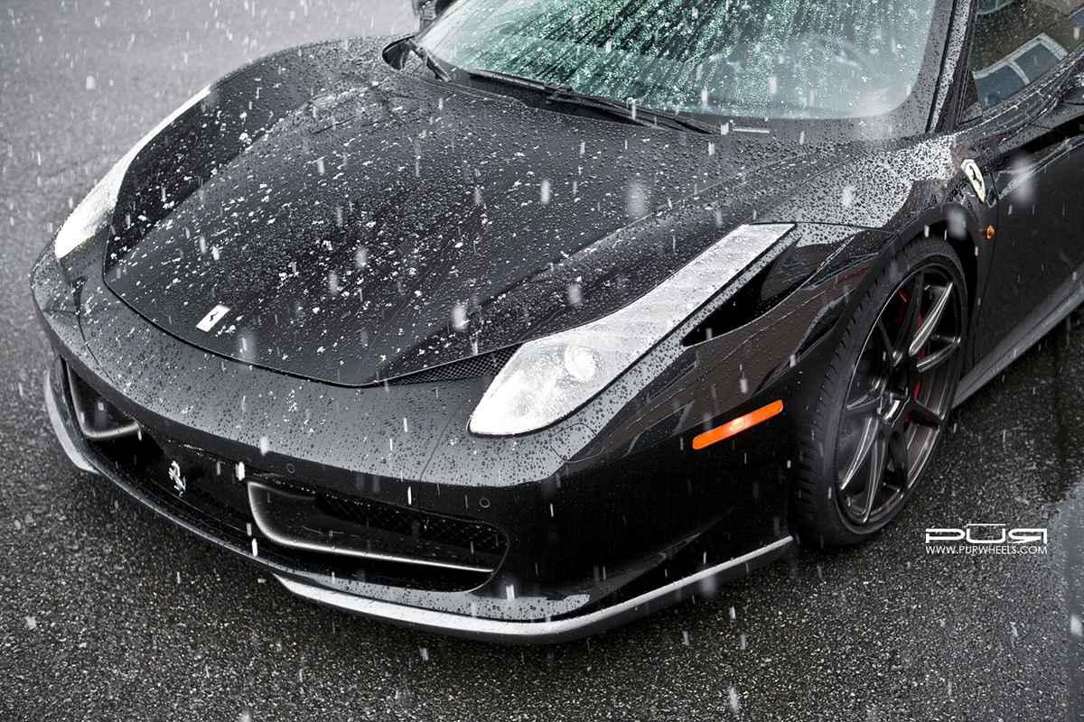 photo 1 Ferrari 458 Italia custom wheels PUR RS03 20x8.5, ET , tire size X R20. 21x12.5 ET 
