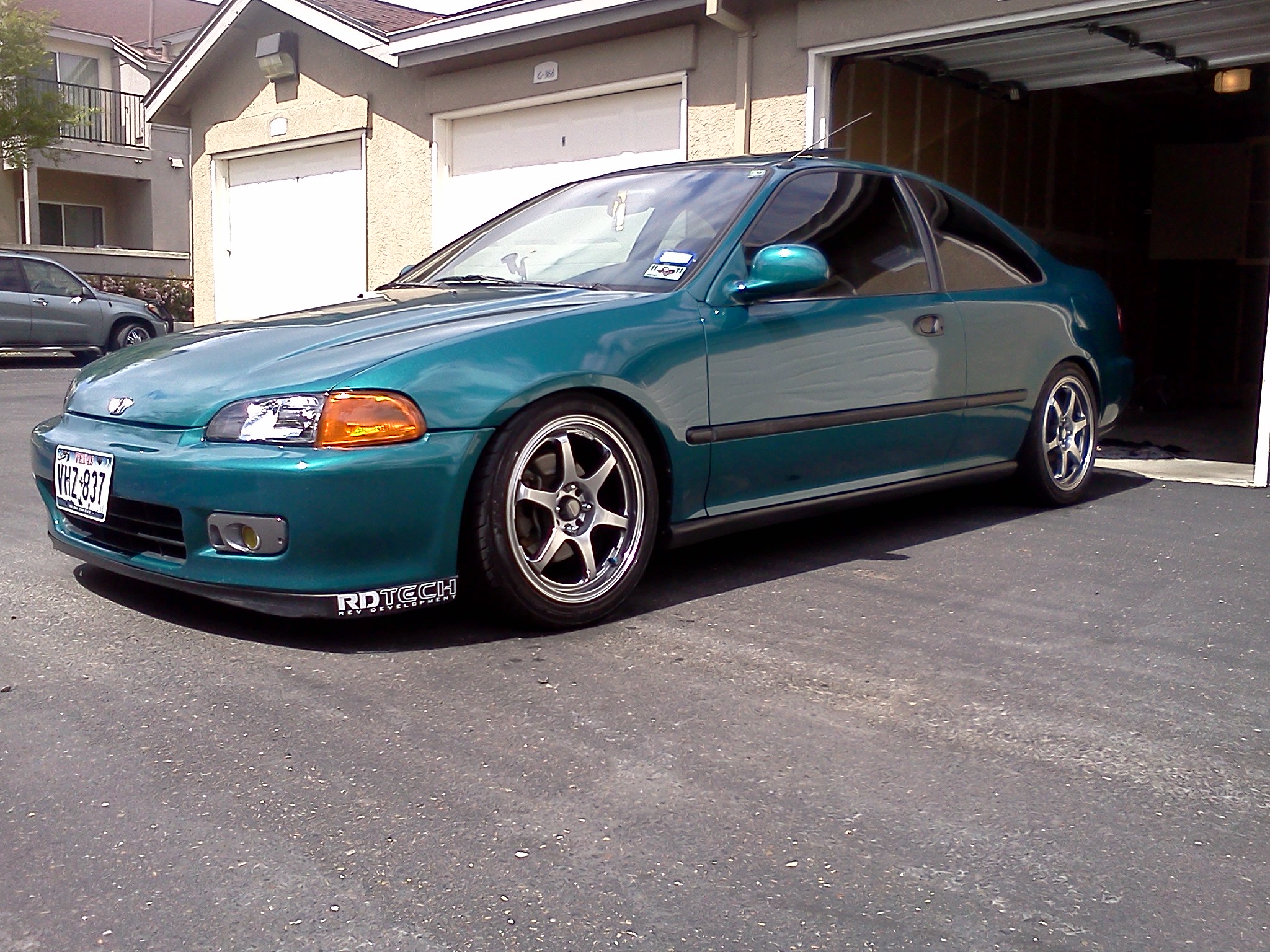 photo 1 Honda Civic custom wheels 5ZIGEN GN+ PRO RACER 16x7.0, ET +42, tire size 205/45 R16. x ET