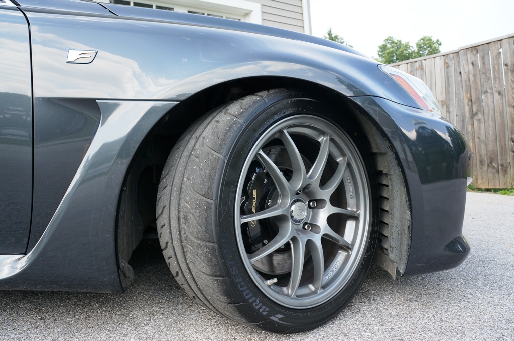 photo 1 Lexus IS-F custom wheels Enkei 18x9.5, ET +45, tire size 275/35 R18. x ET