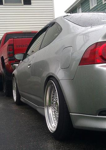 photo 1 Acura RSX custom wheels bbs rs 17x8.5, ET +50, tire size 205/45 R17. 17x9.0 ET+45