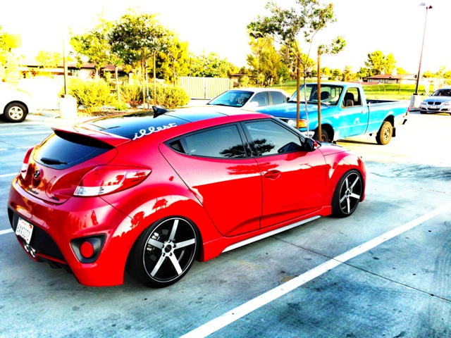 photo 1 Hyundai Veloster custom wheels Tracklite Track K 18x8.5, ET , tire size 215/35 R18. x ET