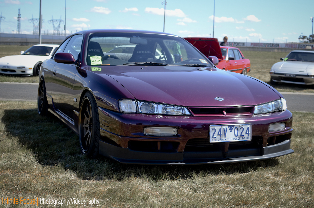 photo 1 Nissan S14 custom wheels Rays CE28n 18x9.5, ET +15, tire size 225/40 R18. 18x10.5 ET+18 235/40 R18