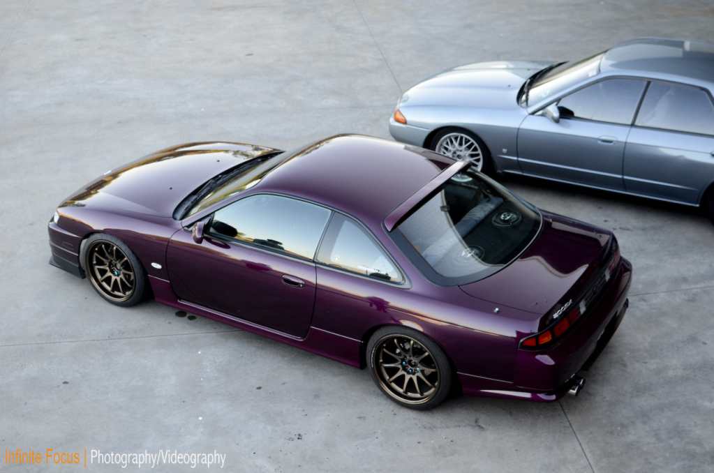 photo 3 Nissan S14 custom wheels Rays CE28n 18x9.5, ET +15, tire size 225/40 R18. 18x10.5 ET+18 235/40 R18