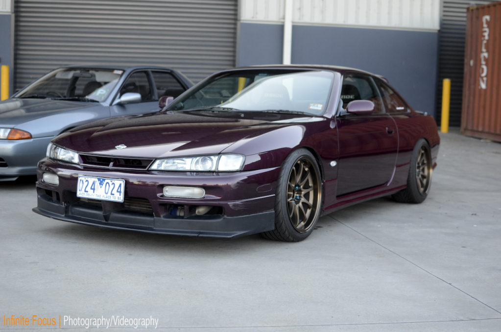 photo 4 Nissan S14 custom wheels Rays CE28n 18x9.5, ET +15, tire size 225/40 R18. 18x10.5 ET+18 235/40 R18