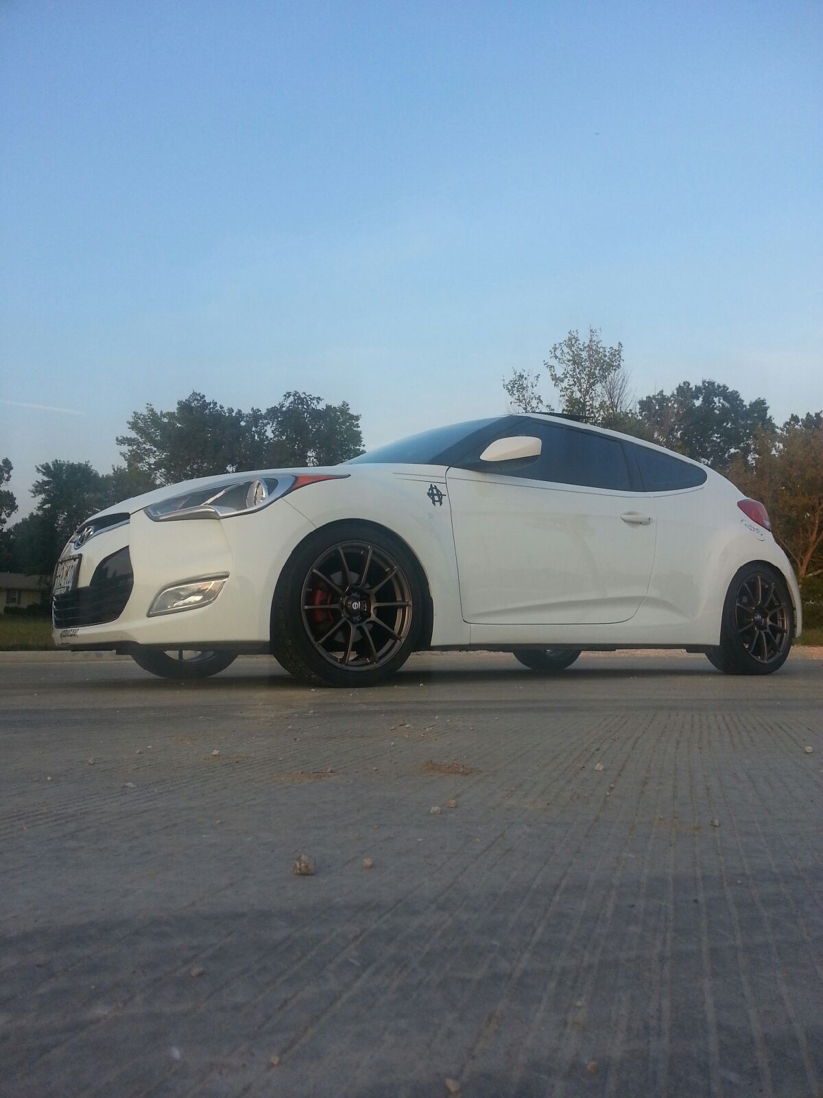 photo 3 Hyundai Veloster custom wheels Sparco  Assetto Gara 18x8.0, ET +45, tire size 215/40 R18. x ET 