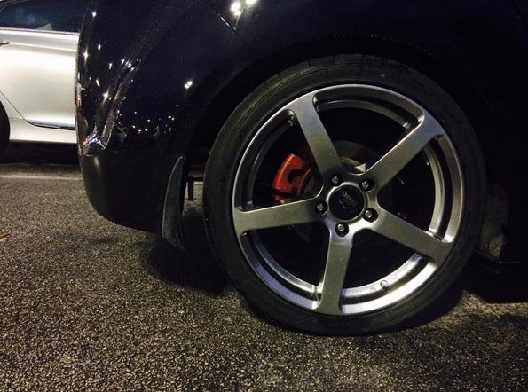 photo 2 Hyundai Veloster custom wheels Monte Titano MT1  18x8.0, ET +35, tire size 245/35 R18. x ET