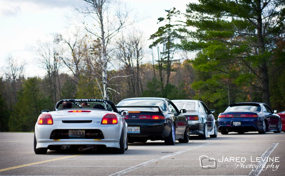 photo 1 Toyota MR2 Spyder custom wheels Volk TE37 16x8.0, ET +42, tire size 205/40 R16. 16x8.0 ET+17 205/45 R16