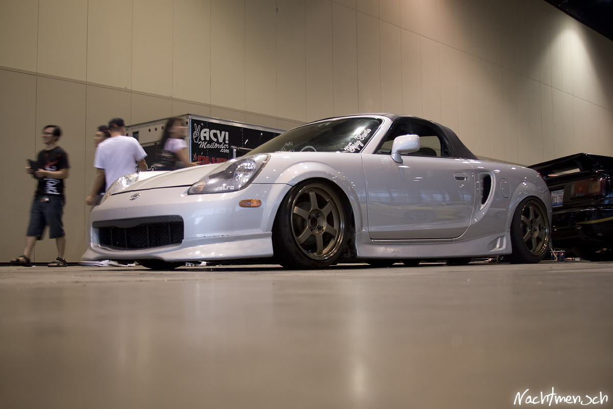 photo 2 Toyota MR2 Spyder custom wheels Volk TE37 16x8.0, ET +42, tire size 205/40 R16. 16x8.0 ET+17 205/45 R16