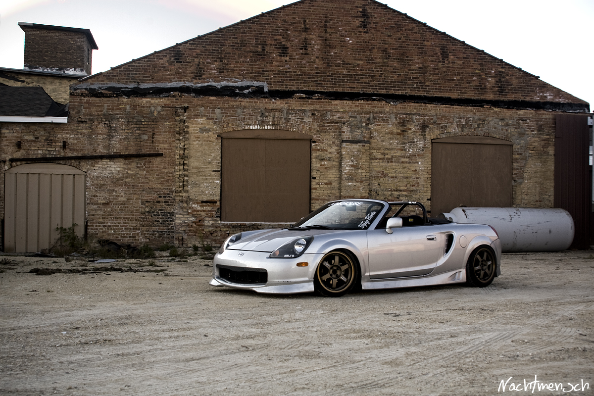 photo 3 Toyota MR2 Spyder custom wheels Volk TE37 16x8.0, ET +42, tire size 205/40 R16. 16x8.0 ET+17 205/45 R16