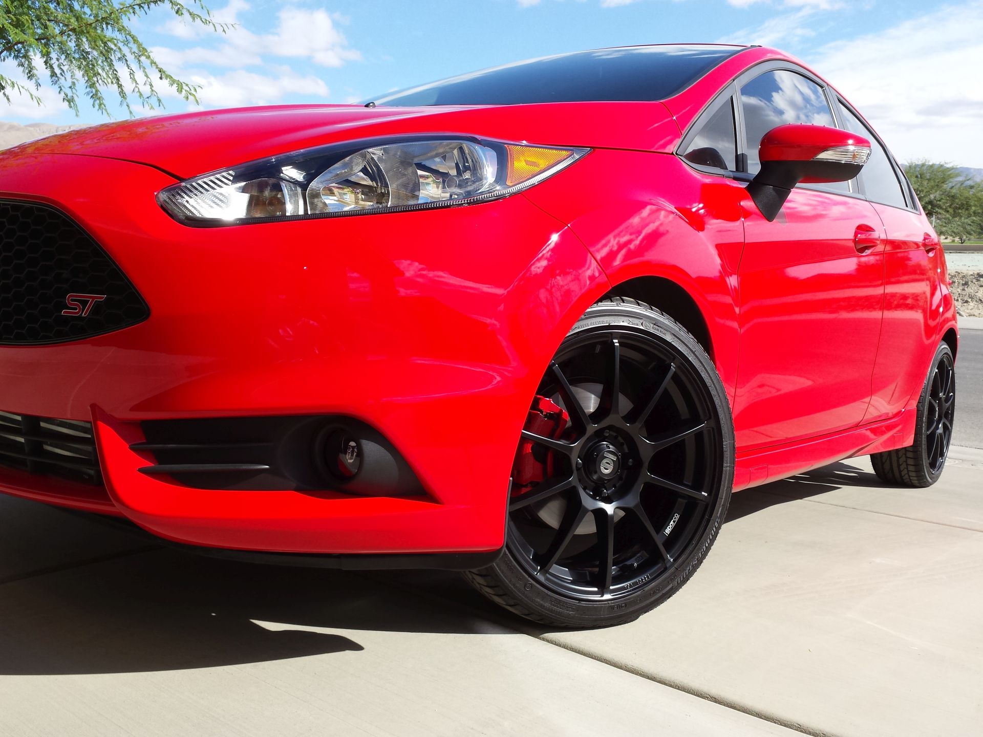 photo 1 Ford Fiesta custom wheels Sparco Assetto Gara 17x7.0, ET +42, tire size X R17. x ET