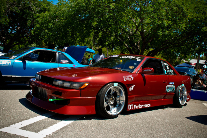 photo 1 Nissan S13 custom wheels Stitch  Evolutions 18x10.0, ET -1, tire size 225/40 R18. 18x11.0 ET-1 235/40 R18