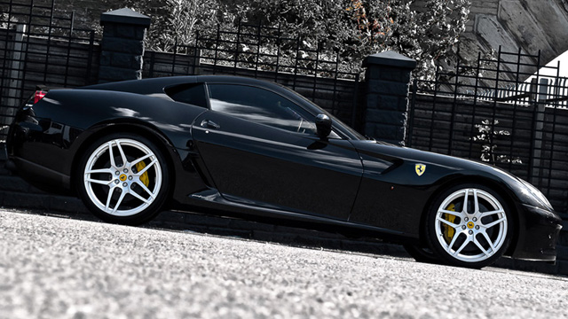 photo 4 Ferrari 599 GTB Fiorano custom wheels Kahn Monza 21x9.0, ET , tire size X R21. 22x12.0 ET 