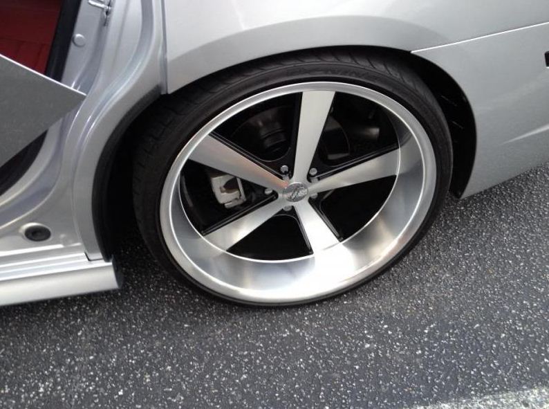 photo 2 Dodge Charger custom wheels American Racing  Nova 22x9.0, ET , tire size X R22. 22x11.0 ET