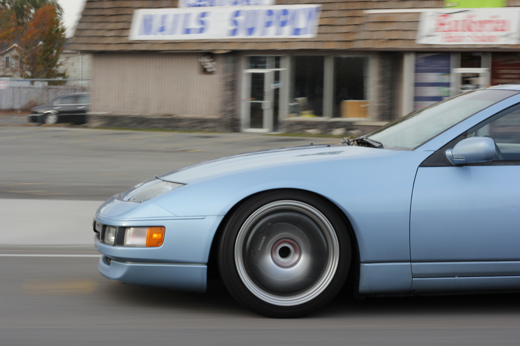 photo 2 Nissan 300ZX 2-seat custom wheels 5zigen FN01R-C 18x9.5, ET +15, tire size 245/40 R18. 18x9.5 ET+22 