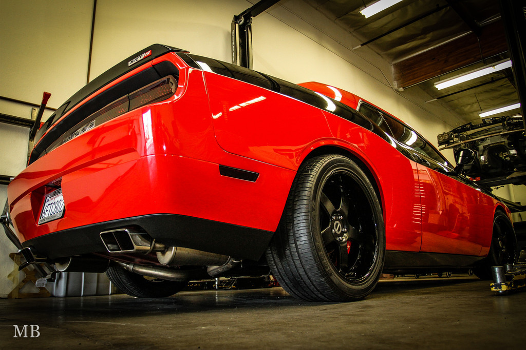 photo 2 Dodge Challenger custom wheels Stack Performance  20x, ET , tire size 245/45 R20. x ET 285/45 R