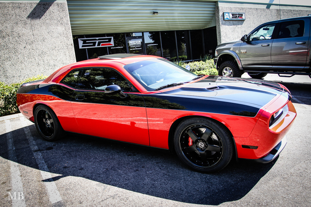 photo 3 Dodge Challenger custom wheels Stack Performance  20x, ET , tire size 245/45 R20. x ET 285/45 R