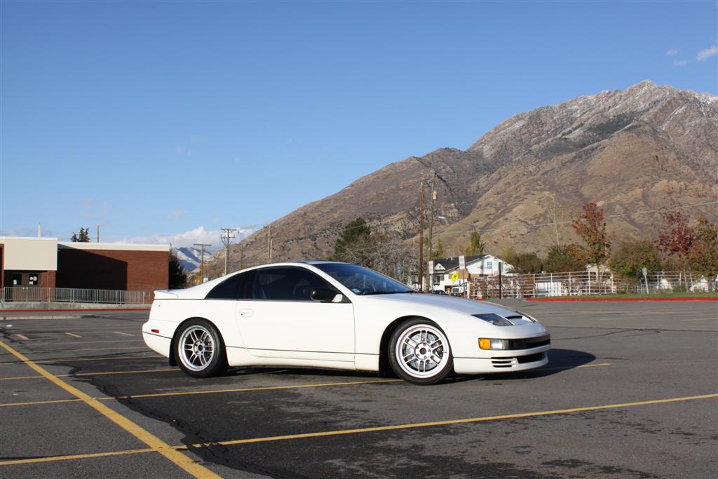 photo 1 Nissan 300ZX 2-seat custom wheels enkei rpf1 17x9.0, ET +22, tire size 245/40 R17. 17x10.0 ET+38 265/40 R17