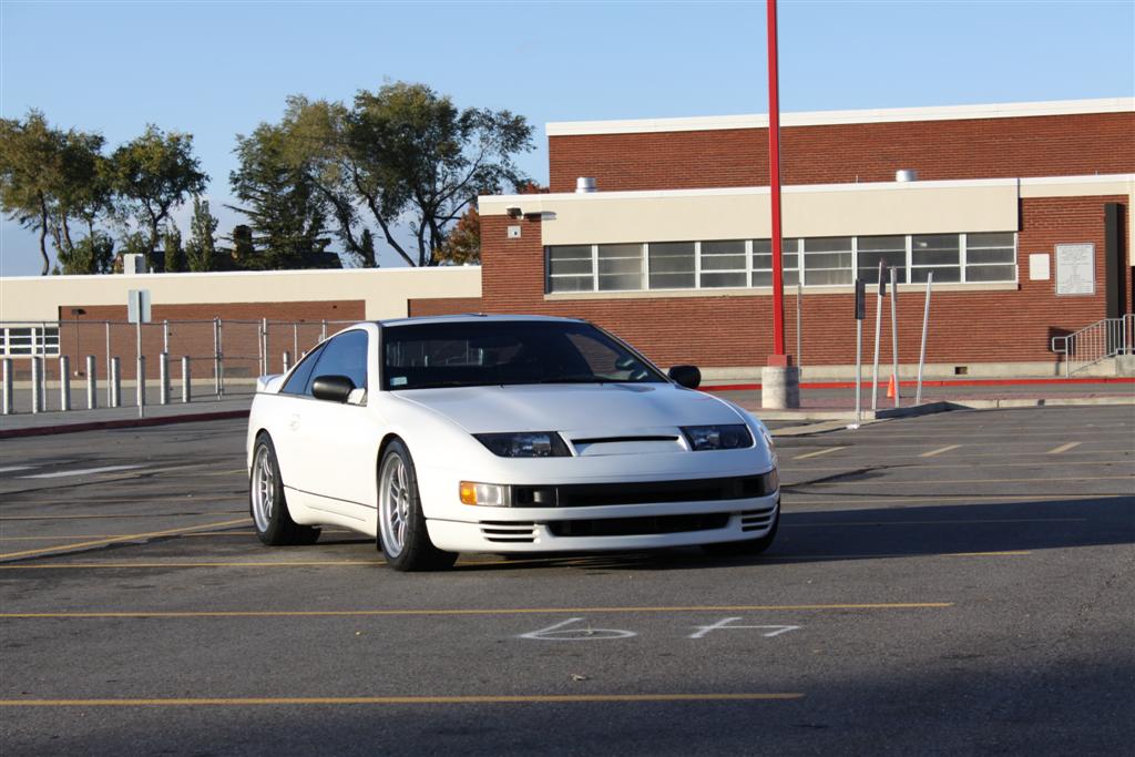 photo 2 Nissan 300ZX 2-seat custom wheels enkei rpf1 17x9.0, ET +22, tire size 245/40 R17. 17x10.0 ET+38 265/40 R17