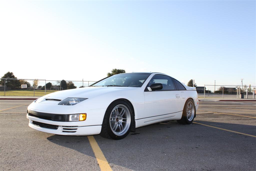 photo 3 Nissan 300ZX 2-seat custom wheels enkei rpf1 17x9.0, ET +22, tire size 245/40 R17. 17x10.0 ET+38 265/40 R17