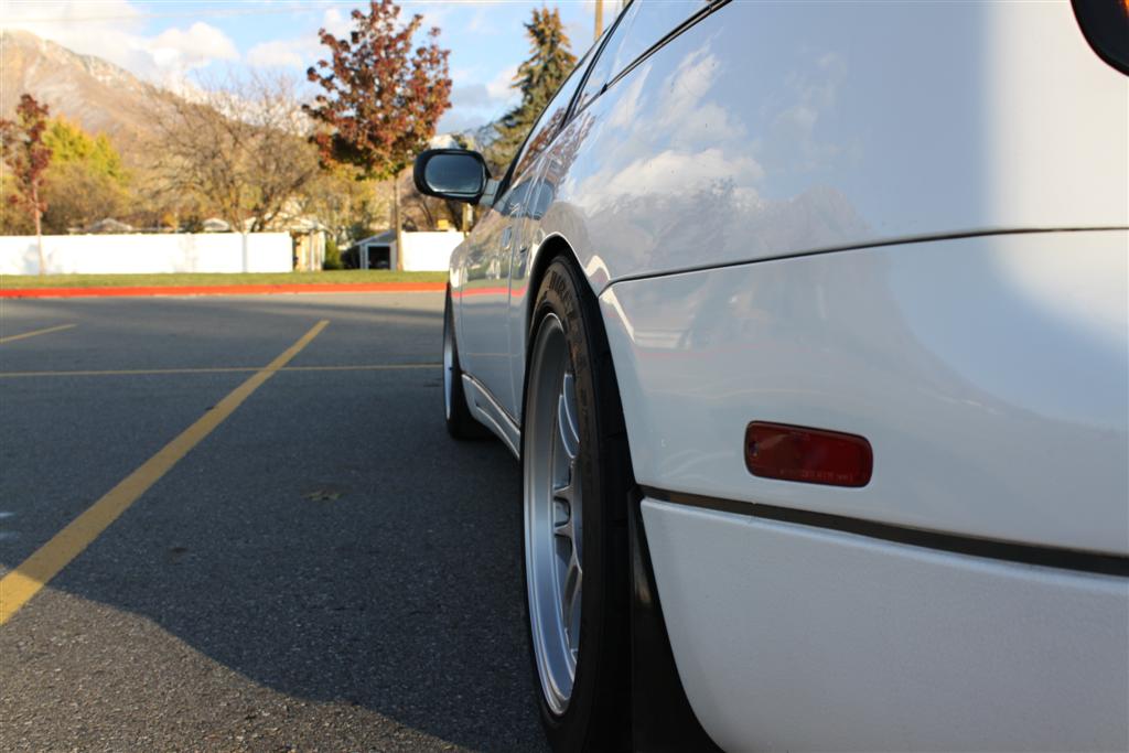photo 6 Nissan 300ZX 2-seat custom wheels enkei rpf1 17x9.0, ET +22, tire size 245/40 R17. 17x10.0 ET+38 265/40 R17