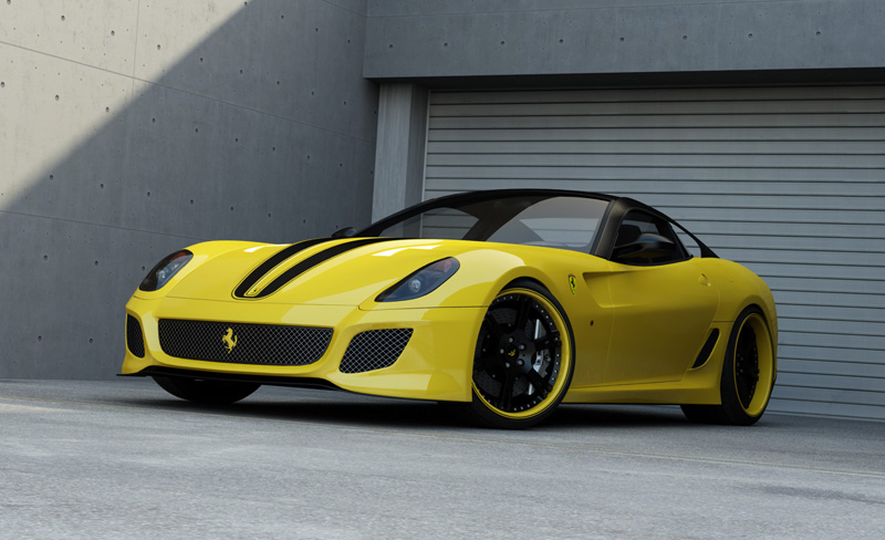 photo 1 Ferrari 599 GTB Fiorano custom wheels 6Sporz²  21x9.0, ET , tire size 245/30 R21. 21x12.5 ET 345/25 R21
