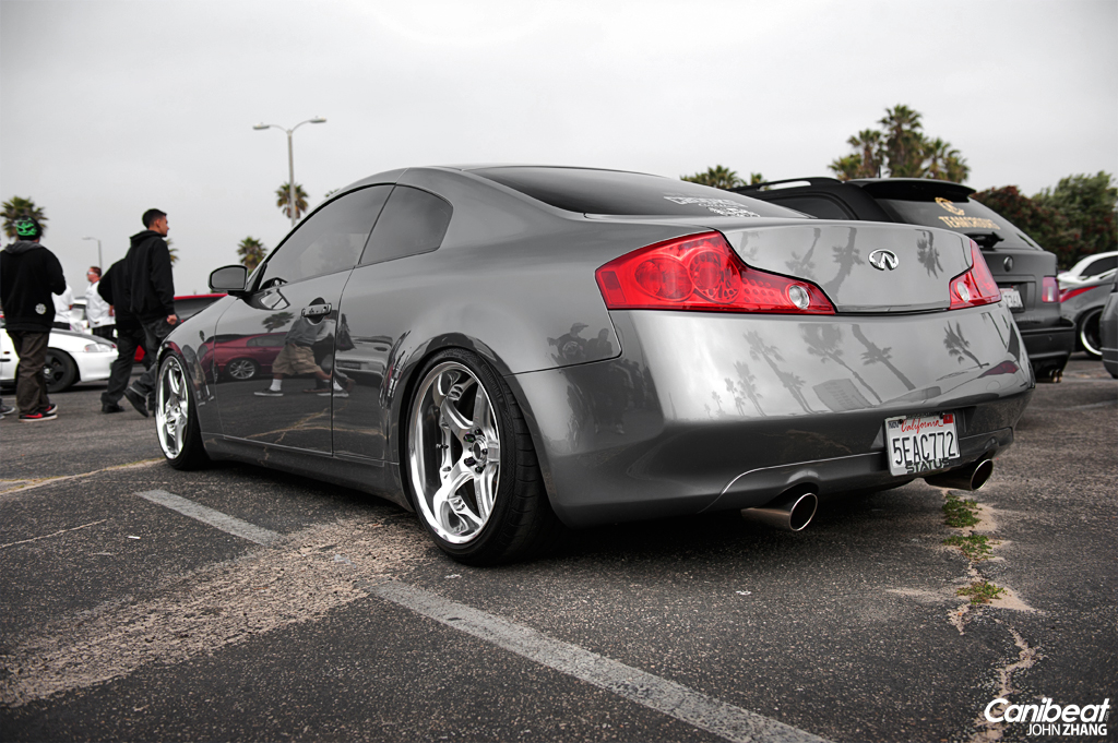 photo 1 Infiniti G35 custom wheels Volk Racing GTS 19x9.5, ET +10, tire size 245/35 R19. 19x10.5 ET+8 265/35 R19
