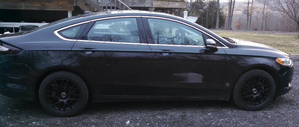 photo 2 Ford Fusion custom wheels Drag DR-34 18x8.0, ET +40, tire size 235/45 R18. x ET