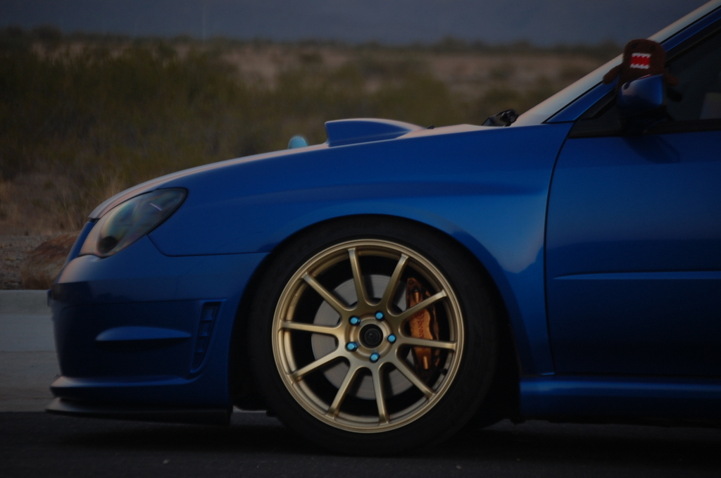 photo 6 Subaru Impreza WRX STi custom wheels Rota G-Force 18x9.0, ET +30, tire size 235/40 R18. x ET 