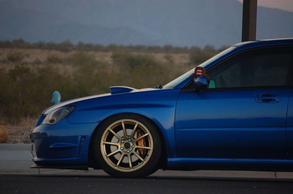 photo 8 Subaru Impreza WRX STi custom wheels Rota G-Force 18x9.0, ET +30, tire size 235/40 R18. x ET 