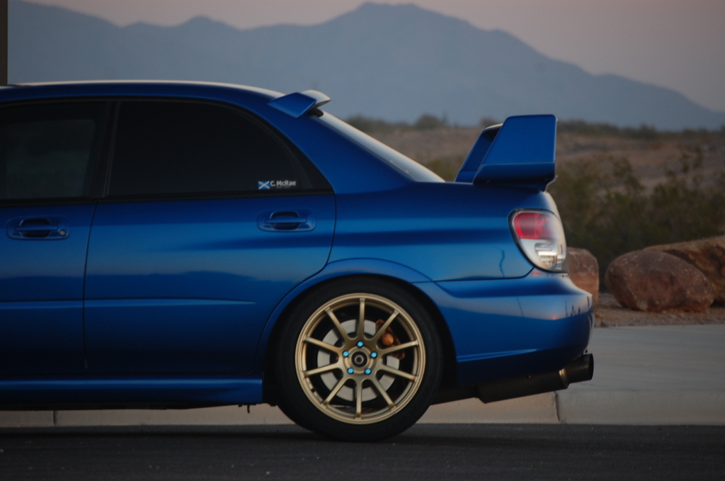 photo 9 Subaru Impreza WRX STi custom wheels Rota G-Force 18x9.0, ET +30, tire size 235/40 R18. x ET 