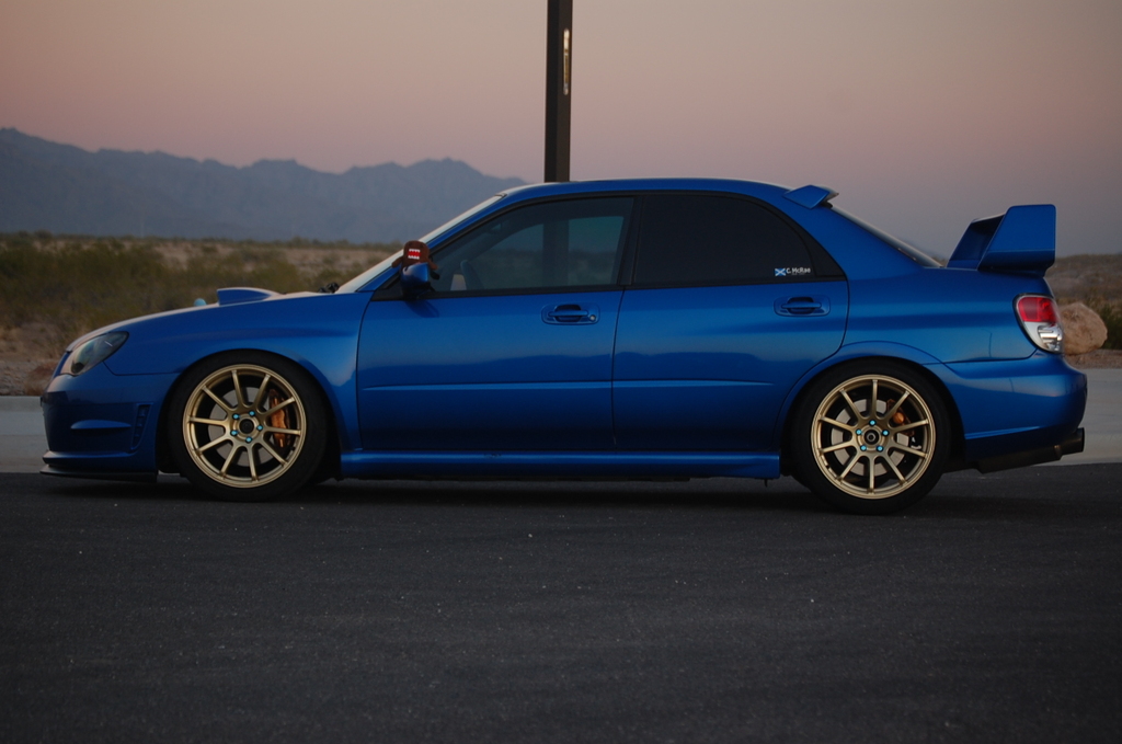photo 1 Subaru Impreza WRX STi custom wheels Rota G-Force 18x9.0, ET +30, tire size 235/40 R18. x ET 