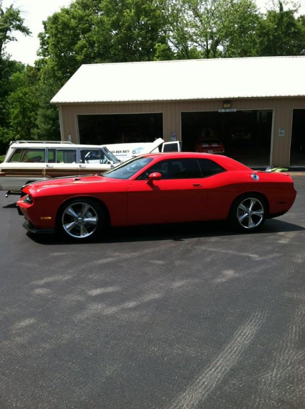 photo 1 Dodge Challenger custom wheels Rocket Modern Muscle Booster 20x9.0, ET , tire size 245/45 R20. 20x10.0 ET 275/45 R20