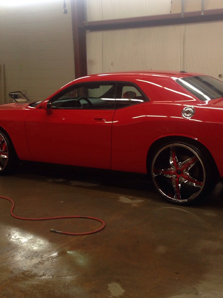 photo 1 Dodge Challenger custom wheels   24x, ET , tire size X R24. x ET