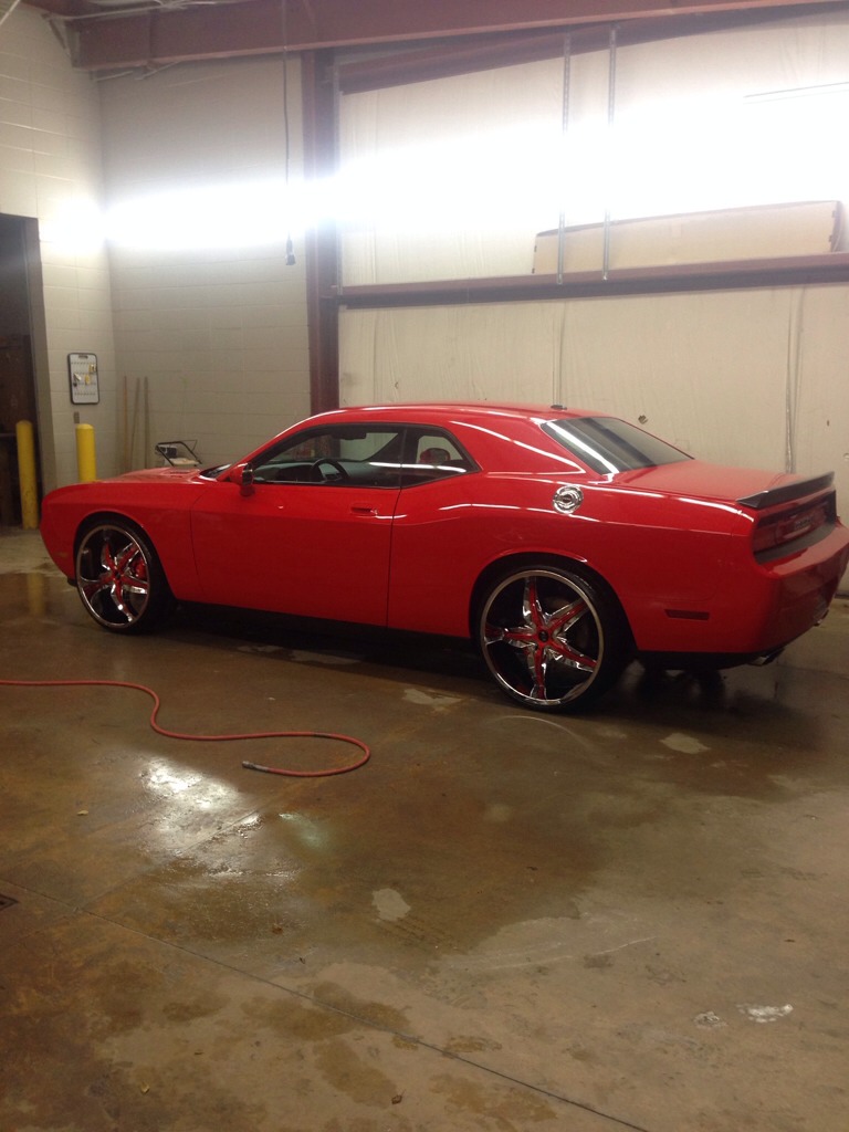 photo 2 Dodge Challenger custom wheels   24x, ET , tire size X R24. x ET
