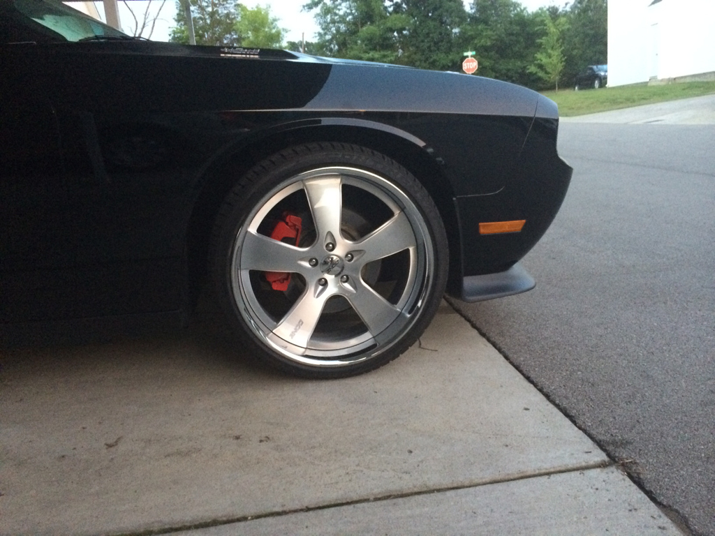 photo 1 Dodge Challenger custom wheels Donz Ferrigno  22x9.5, ET , tire size X R22. 22x10.5 ET
